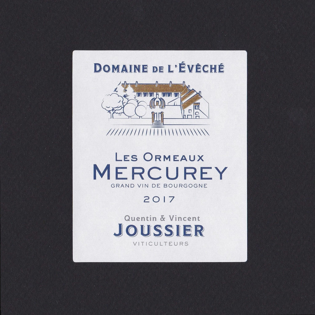 Etiquette domaine de l'évêché - 2020